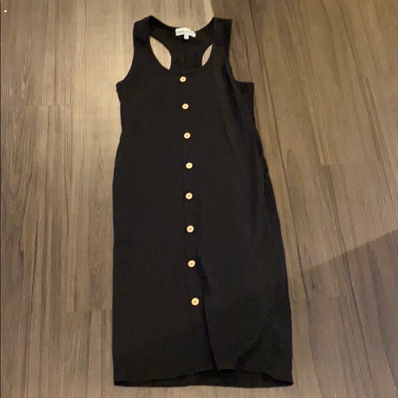 Super cute black tank top midi dress - Picture 2 of 3